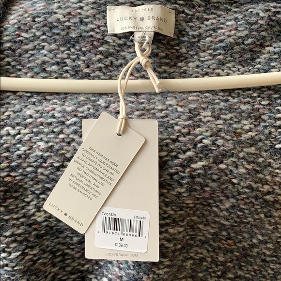 NWT Lucky Brand Multicolor Sweater - Picture 7 of 8